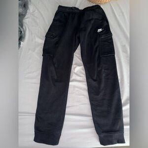 Kids Nike Black Cargo Sweatpants